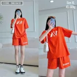 Đồ bộ quần đùi áo tay ngắn form rộng