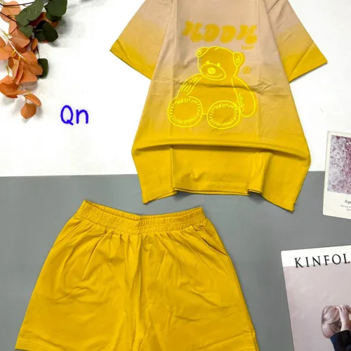 đồ bộ quần đùi áo tay ngắn in