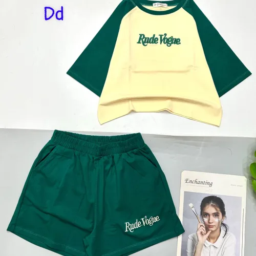 đồ bộ quần đùi áo tay ngắn in chữ nổi