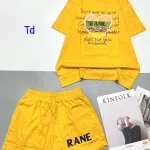 đồ bộ quần đùi áo tay ngắn in chữ RANE