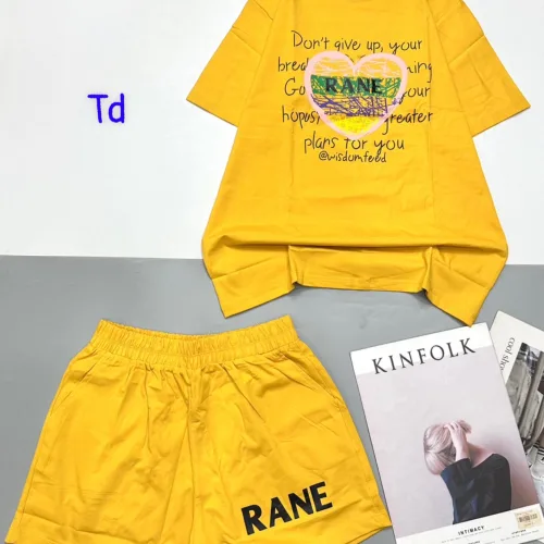 đồ bộ quần đùi áo tay ngắn in chữ RANE