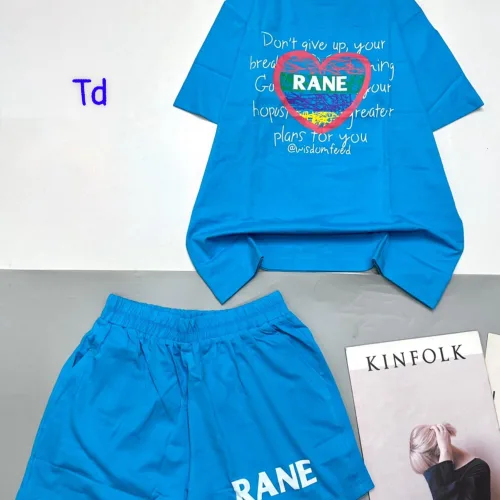 đồ bộ quần đùi áo tay ngắn in chữ RANE