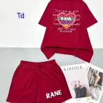 đồ bộ quần đùi áo tay ngắn in chữ RANE