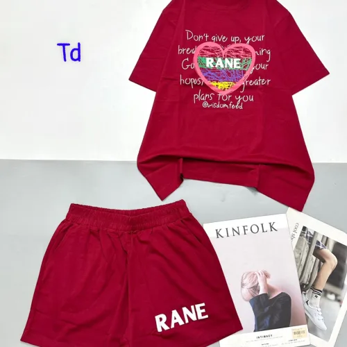 đồ bộ quần đùi áo tay ngắn in chữ RANE