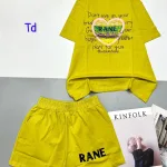 đồ bộ quần đùi áo tay ngắn in chữ RANE