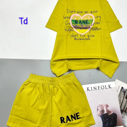 đồ bộ quần đùi áo tay ngắn in chữ RANE