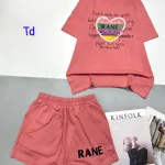 đồ bộ quần đùi áo tay ngắn in chữ RANE