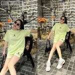 Đồ bộ quần đùi áo tay ngắn in chữ s