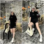 Đồ bộ quần đùi áo tay ngắn in chữ s