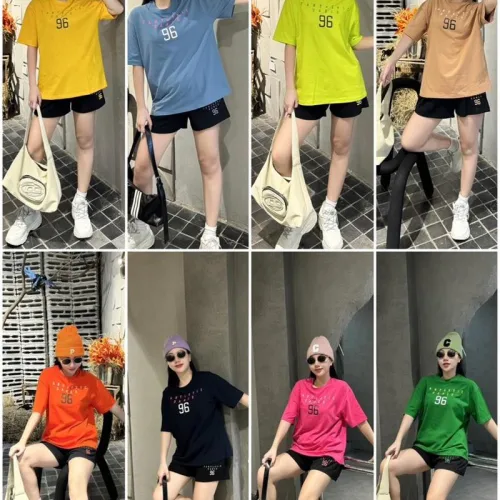 Đồ bộ quần đùi áo tay ngắn in chữ và in số 96