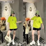 Đồ bộ quần đùi áo tay ngắn in chữ và in số 96