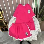 Đồ bộ quần đùi áo tay ngắn in gấu trúc