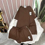 Đồ bộ quần đùi áo tay ngắn in gấu trúc