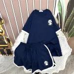 Đồ bộ quần đùi áo tay ngắn in gấu trúc