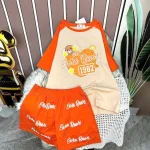 Đồ bộ quần đùi áo tay ngắn in hình