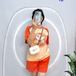 Đồ bộ quần đùi áo tay ngắn in hình