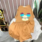 Đồ bộ quần đùi áo tay ngắn in hình