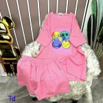 Đồ bộ quần đùi áo tay ngắn in hình