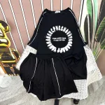 Đồ bộ quần đùi áo tay ngắn in hình