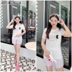 Đồ bộ quần đùi áo tay ngắn in hình cá