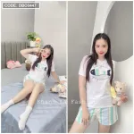 Đồ bộ quần đùi áo tay ngắn in hình cá
