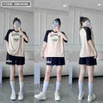 Đồ bộ quần đùi áo tay ngắn in hình chiếc thuyền