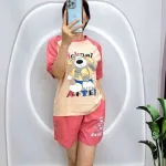 đồ bộ quần đùi áo  tay ngắn in hình chú cho lớn