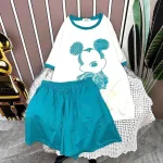 Đồ bộ quần đùi áo tay ngắn in hình chuột mickey