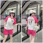 đồ bộ quần đùi áo tay ngắn in hình chuột mickey size lớn