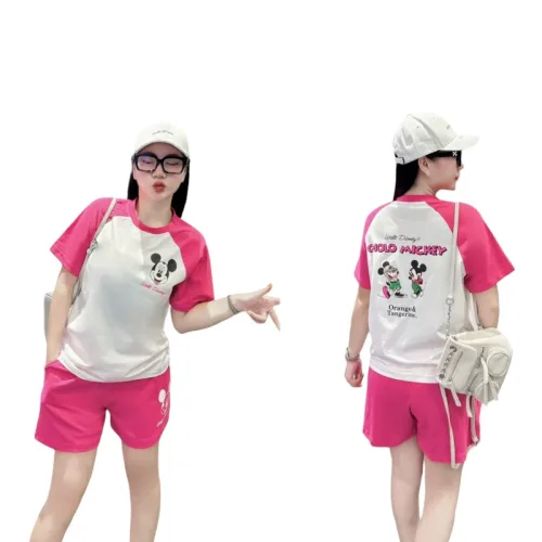đồ bộ quần đùi áo tay ngắn in hình chuột mickey size lớn