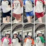 đồ bộ quần đùi áo tay ngắn in hình chuột mickey size lớn