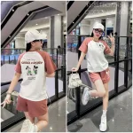 đồ bộ quần đùi áo tay ngắn in hình chuột mickey size lớn