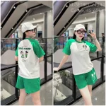 đồ bộ quần đùi áo tay ngắn in hình chuột mickey size lớn