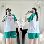 Đồ bộ quần đùi áo tay ngắn in hình form rộng
