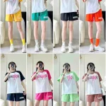 Đồ bộ quần đùi áo tay ngắn in hình form rộng