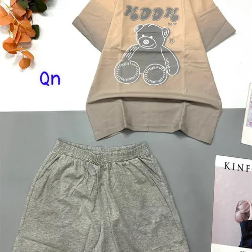 Đồ bộ quần đùi áo tay ngắn in hình gấu