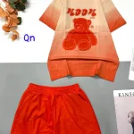 Đồ bộ quần đùi áo tay ngắn in hình gấu