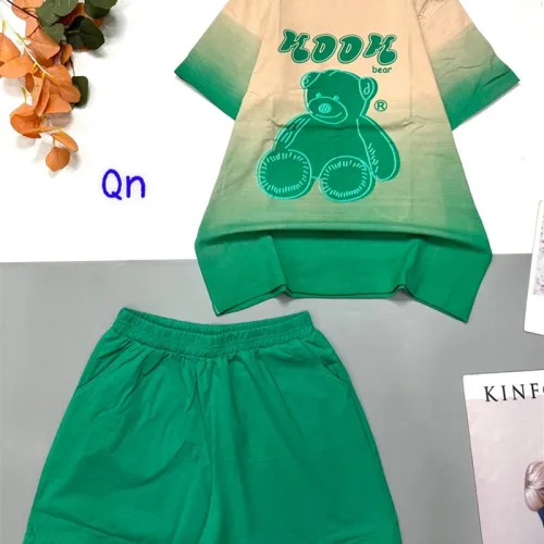 Đồ bộ quần đùi áo tay ngắn in hình gấu