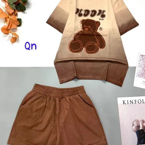 Đồ bộ quần đùi áo tay ngắn in hình gấu