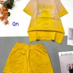 Đồ bộ quần đùi áo tay ngắn in hình gấu