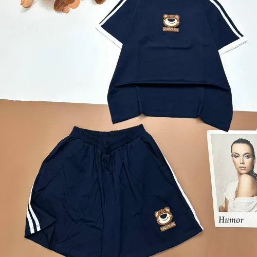 đồ bộ quần đùi áo tay ngắn in hình gấu nhỏ