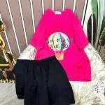Đồ bộ quần đùi áo tay ngắn in hình kinh khí cầu