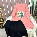 Đồ bộ quần đùi áo tay ngắn in hình kinh khí cầu