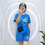 Đồ bộ quần đùi áo tay ngắn in hình trái tim