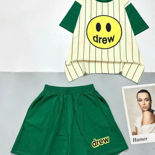 đồ bộ quần đùi áo tay ngắn in mặt  cười chữ drew