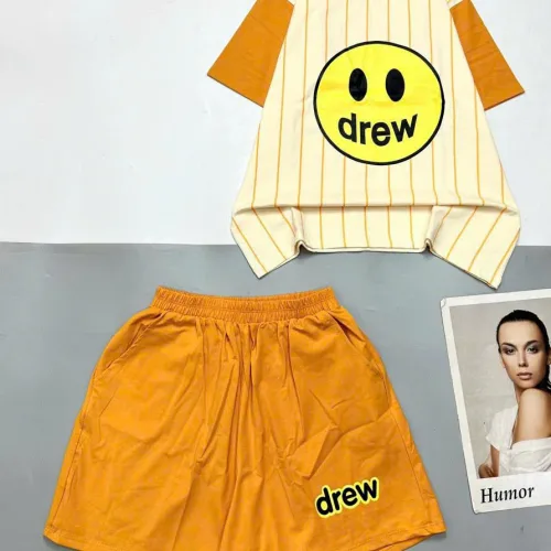 đồ bộ quần đùi áo tay ngắn in mặt  cười chữ drew