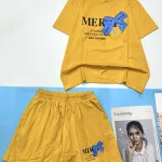 đồ bộ quần đùi áo tay ngắn in nơ nổi