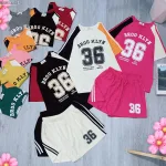 đồ bộ quần đùi áo tay ngắn in số 36