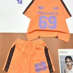 đồ bộ quần đùi áo tay ngắn in số 69