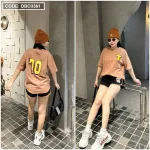 Đồ bộ quần đùi áo tay ngắn in số 70